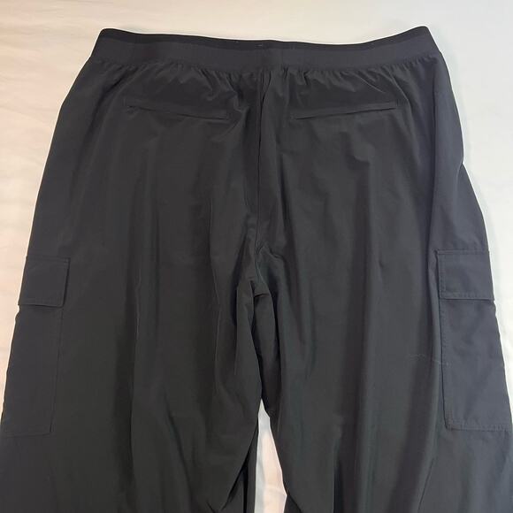 Athleta Brooklyn Heights Pants Plus Size 22 Black Cargo Pockets High Rise Casual - Picture 12 of 14